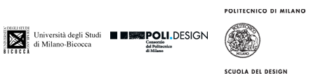 Con il patrocinio di: Scuola del Design del Politecnico di Milano, Polidesign, Dipartimento di Psicologia di Milano Bicocca