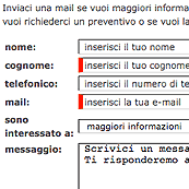 Form di contatto accesibili secondo norme WAI e legge Stanca